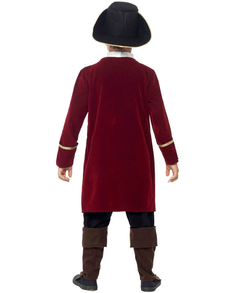 Pirate Captain Deluxe Boys Costume - Image 2