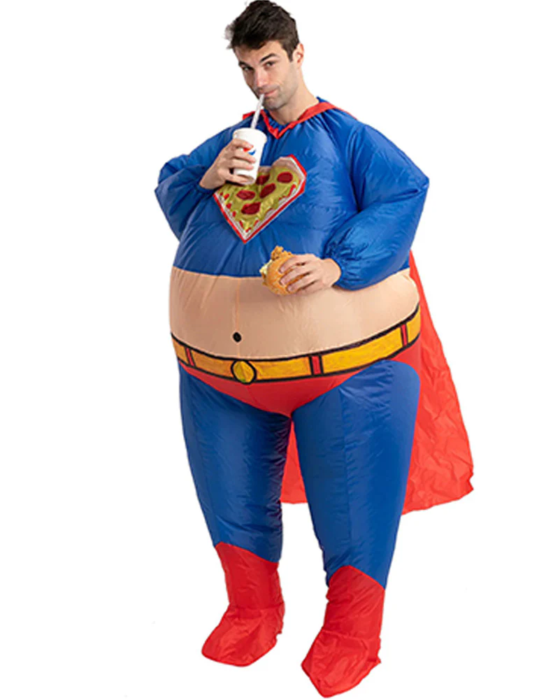 Pizza Hero Inflatable Adult Costume - Image 2