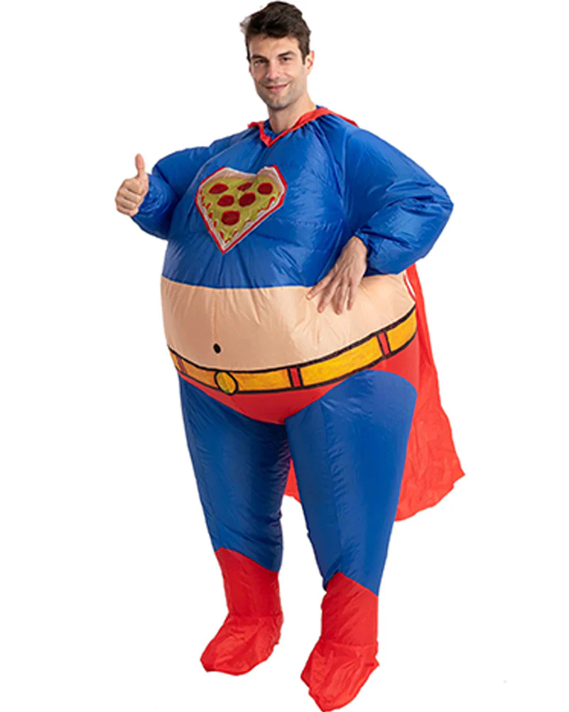 Pizza Hero Inflatable Adult Costume - Image 3