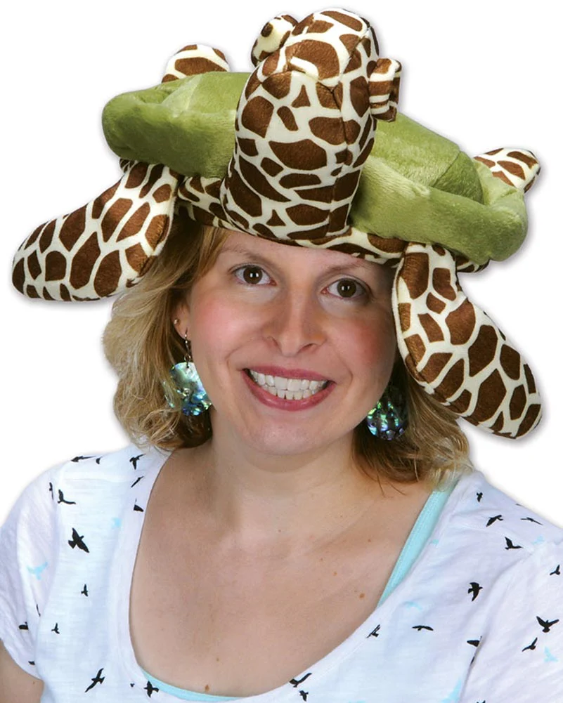 Plush Sea Turtle Hat - Image 2