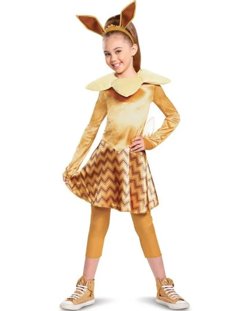 Pokemon Eevee Deluxe Girls Costume