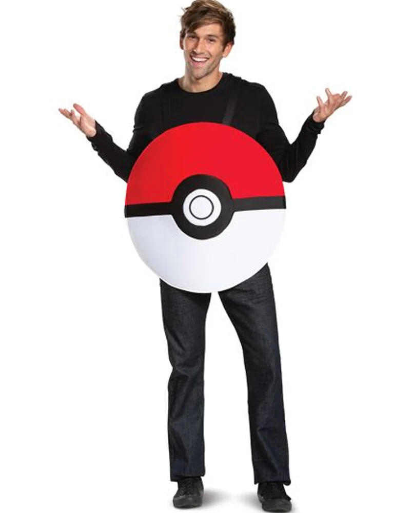 Pokemon Poke Ball Classic Adult Costume - Image 2