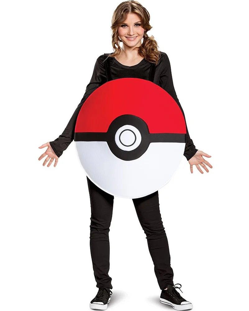 Pokemon Poke Ball Classic Adult Costume - Image 3