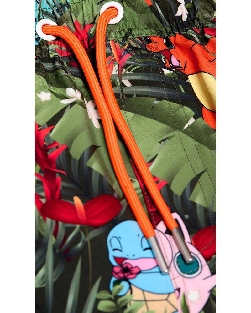 Pokemon Tropical Forest Opposuit Mens Swim Shorts - Image 9