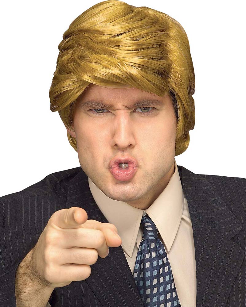 Political Billionaire Short Blonde Wig