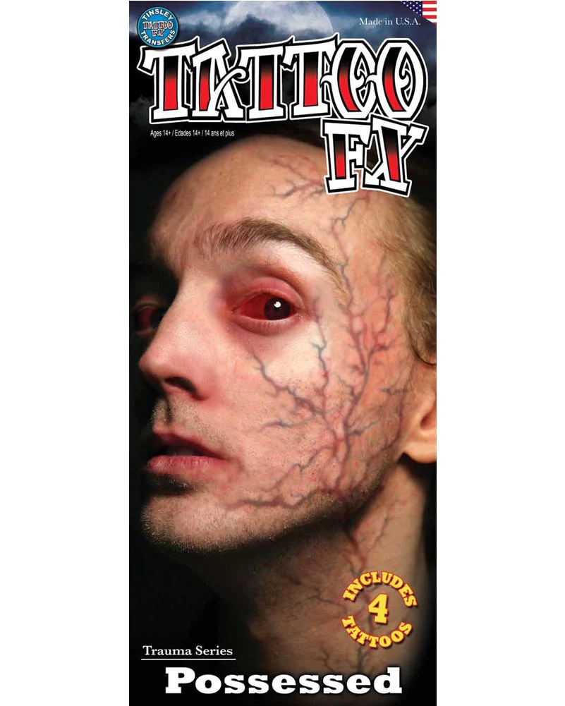 Possessed FX Temporary Tattoos - Image 3