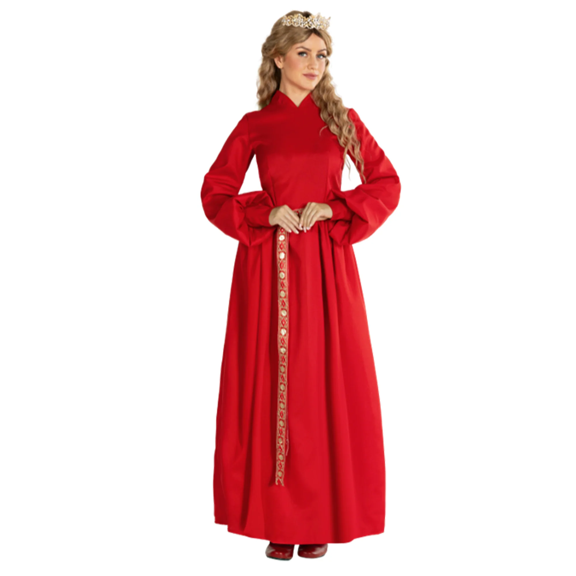 Princess Maiden Red Womens Costume Size 8-10