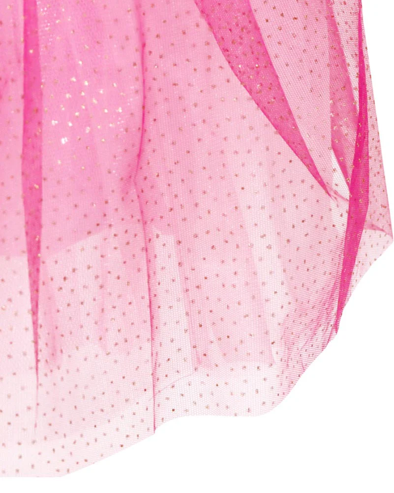 Princess Rose Velvet Dress with Tulle Skirt Girls Book Week Costume - Image 2