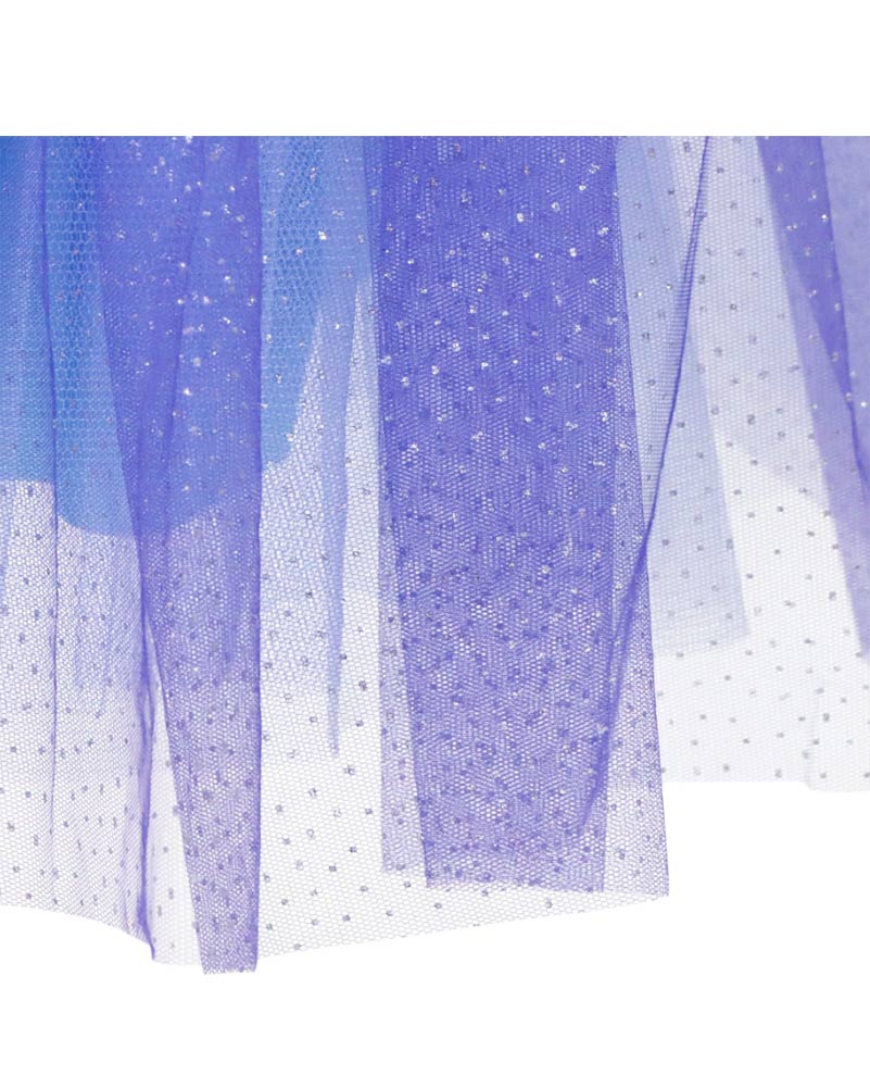 Princess Violet Velvet Dress with Tulle Skirt Girls Book Week Costume - Image 5