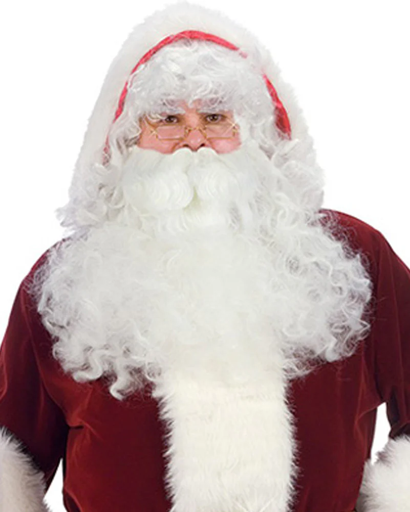 Professional Old Time Santa Mens Christmas Costume - Image 4