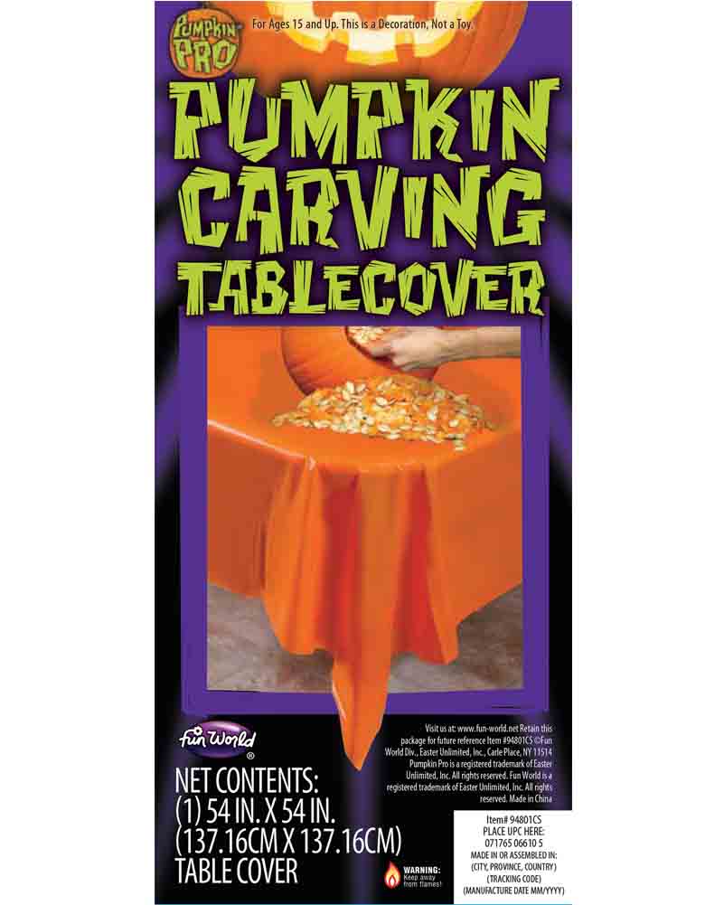 Pumpkin Carving Tablecover - Image 2