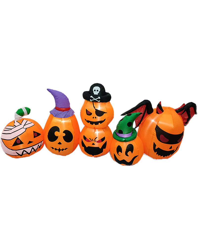 Pumpkin Family Lawn Inflatable 2.4m - Image 2
