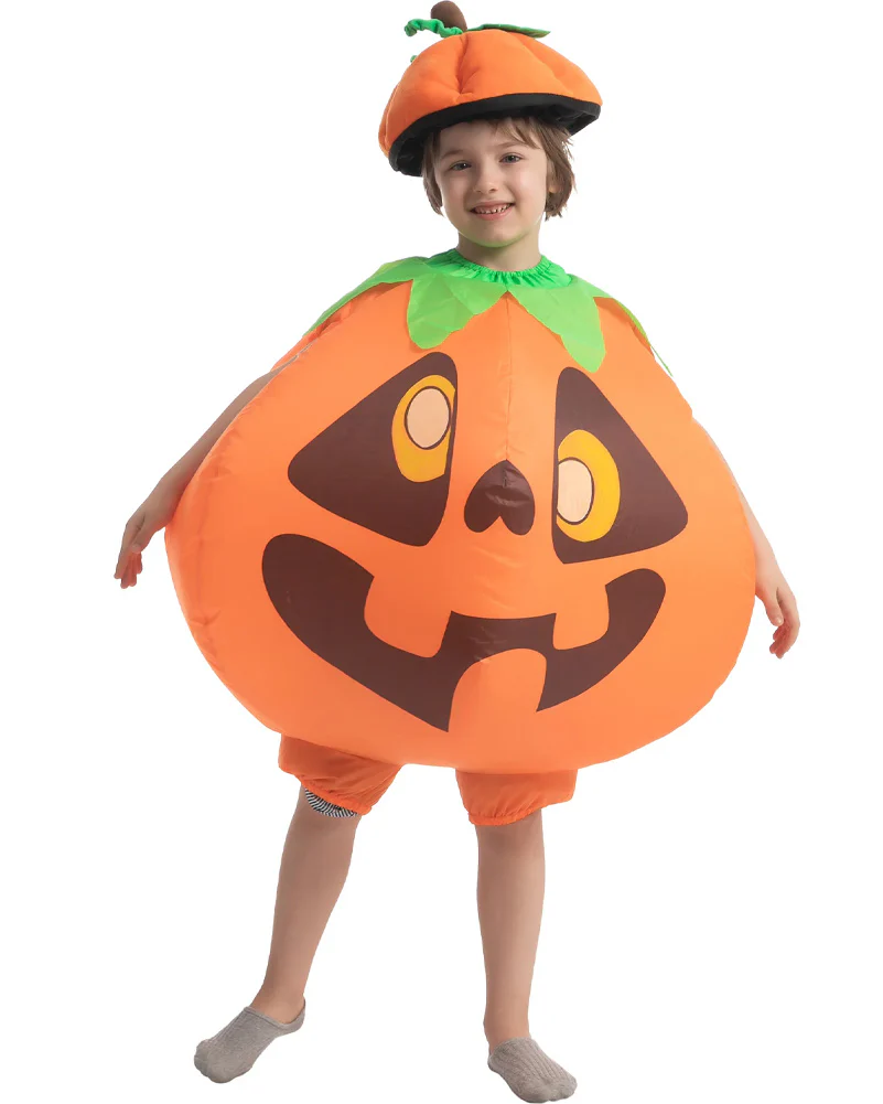 Pumpkin Inflatable Kids Costume - Image 4