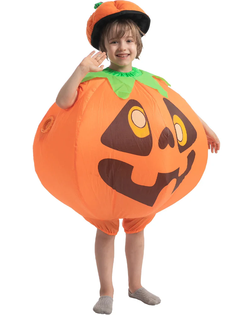 Pumpkin Inflatable Kids Costume - Image 5