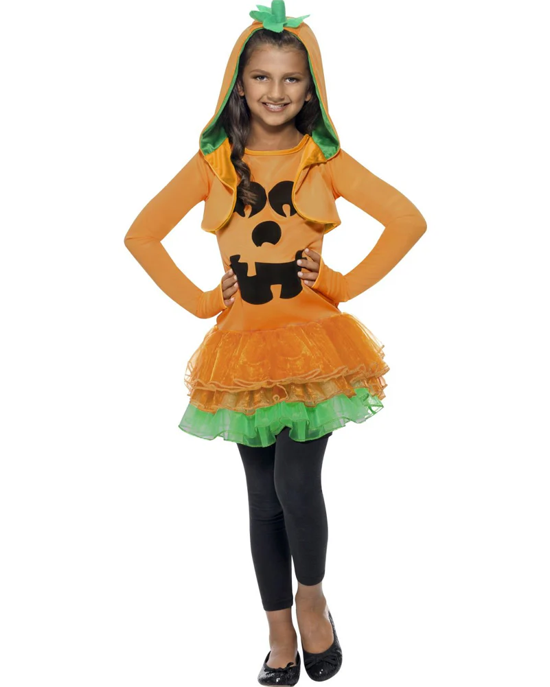 Pumpkin Tutu Dress Girls Costume