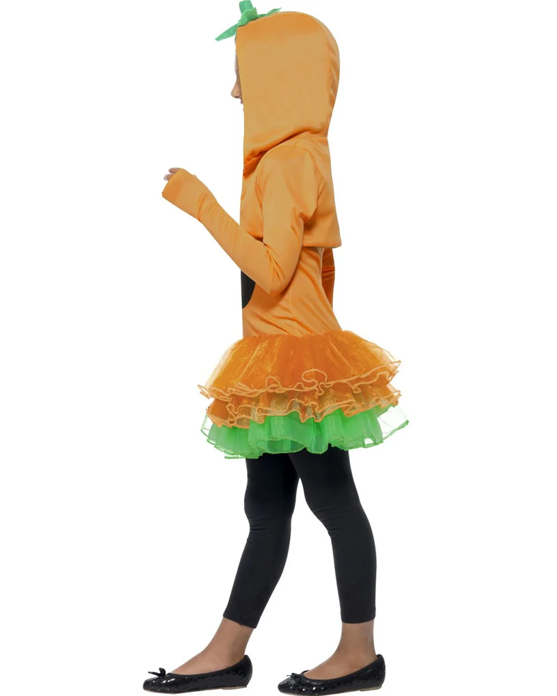 Pumpkin Tutu Dress Girls Costume - Image 2