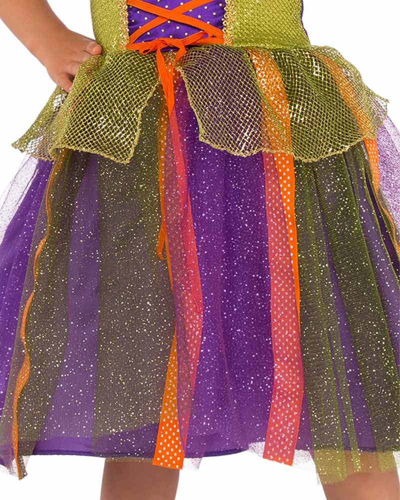 Pumpkin Witch Girls Costume - Image 3