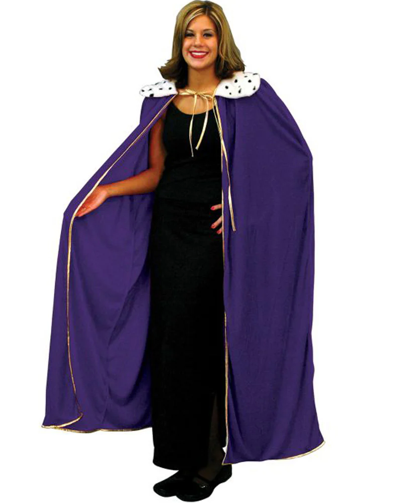 Purple King Queen Adult Robe - Image 3