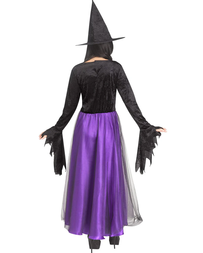 Purple Witch Womens Costume - Image 2