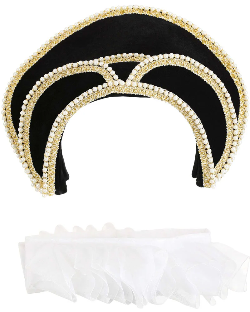Queen Elizabeth I Headband and Collar Costume Deluxe Set - Image 3