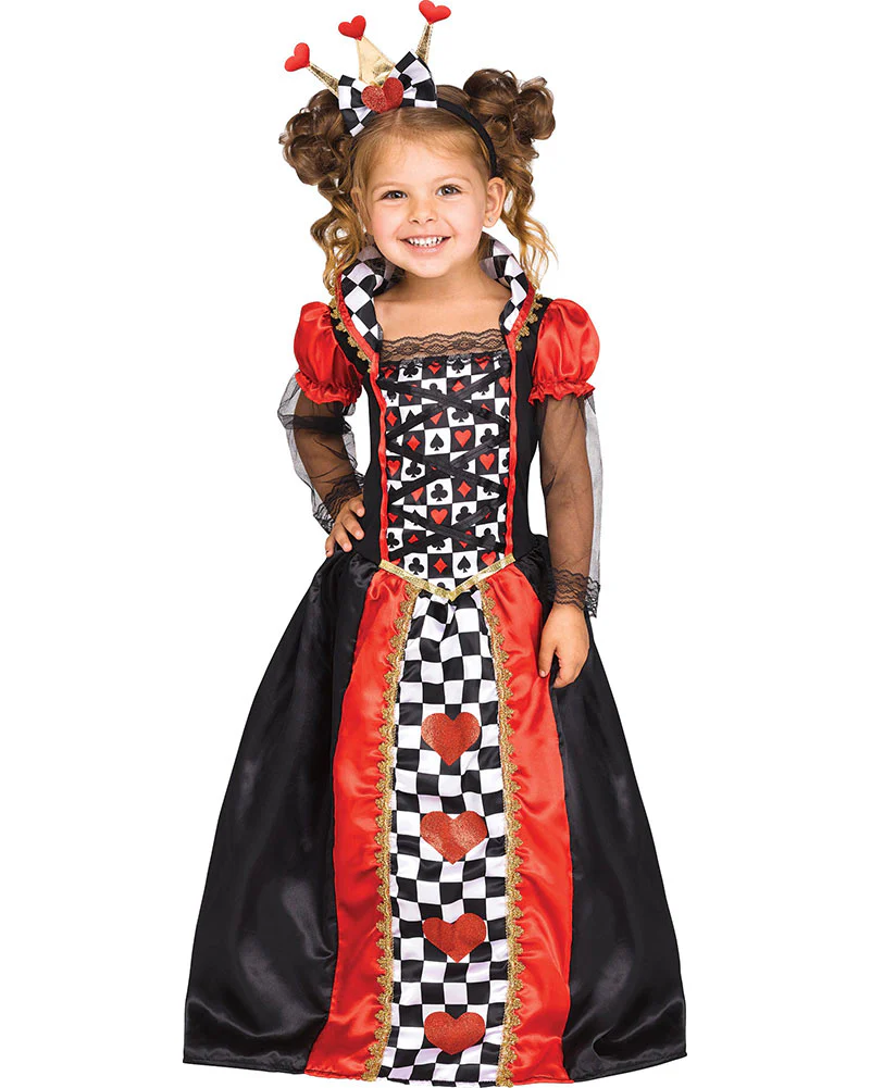 Queen of Hearts Girls Toddler Book Week Costume