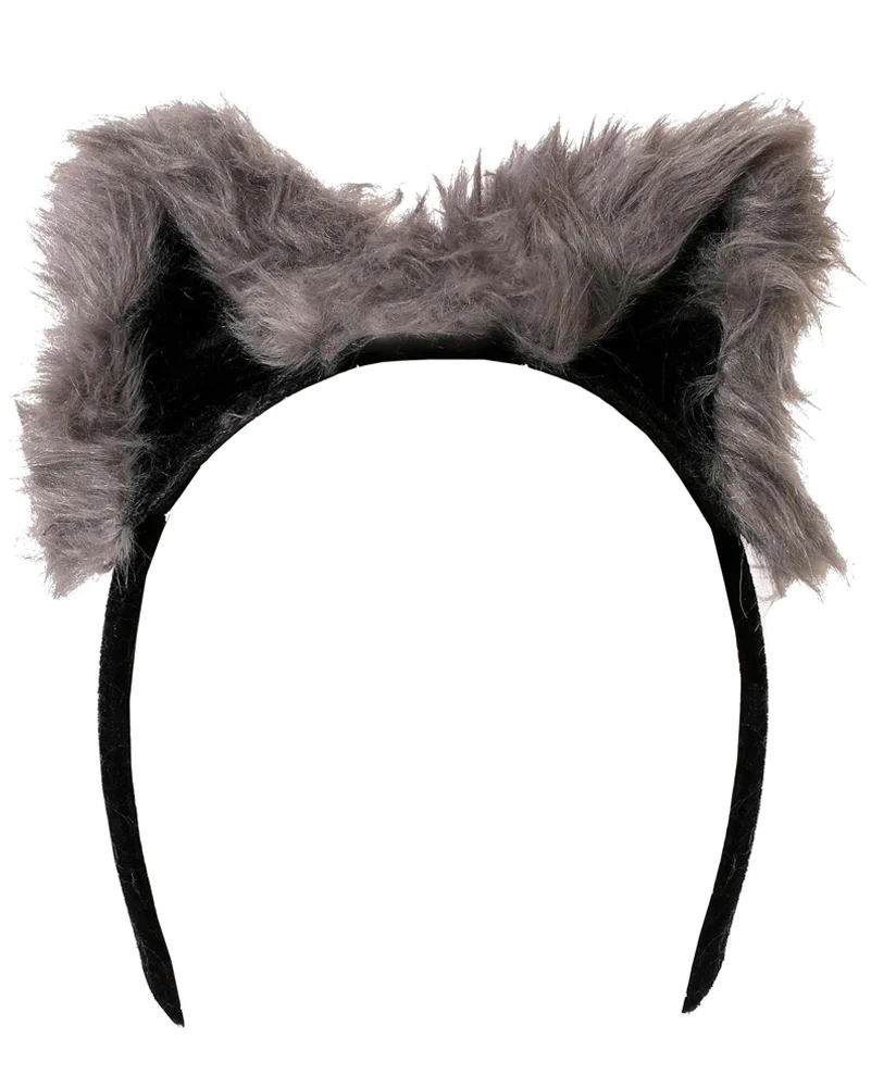 Raccoon Ears Headband and Tail Kit - Image 3