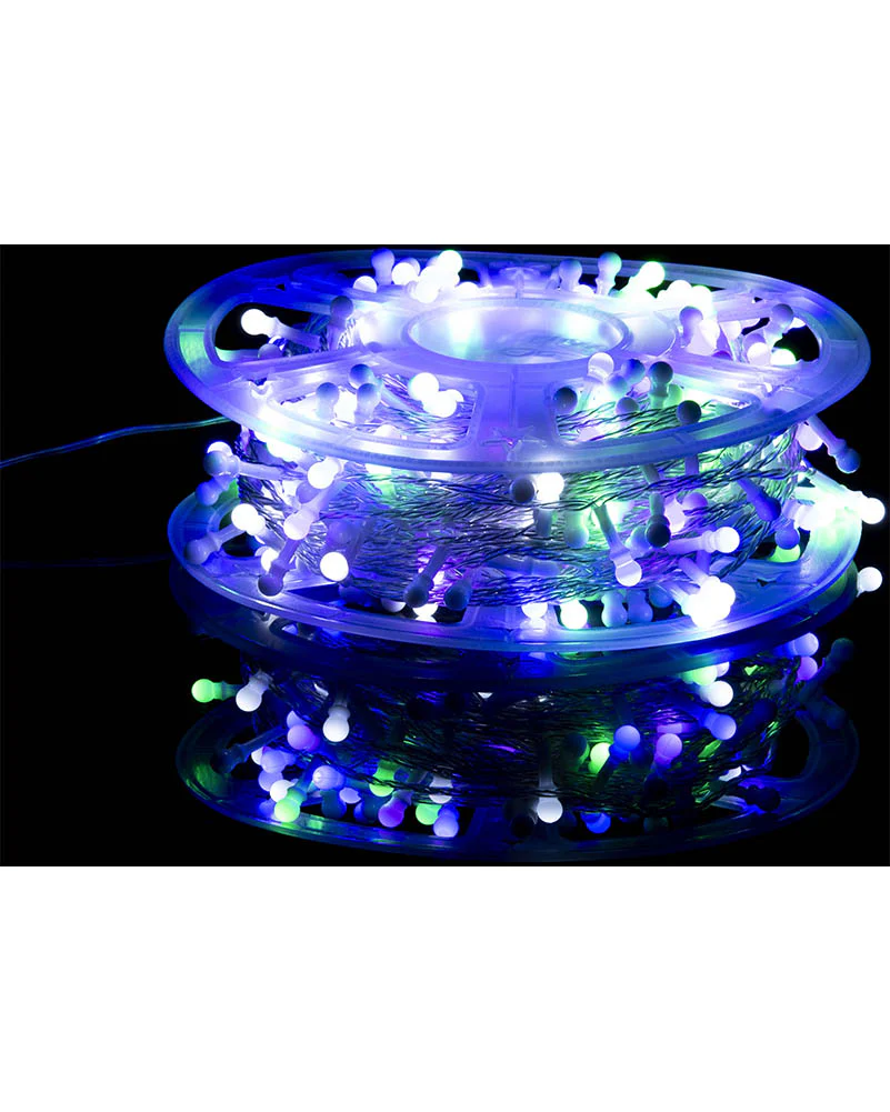 Rainbow Berry Lights 400 Piece LED Christmas Lights on Reel - Image 6