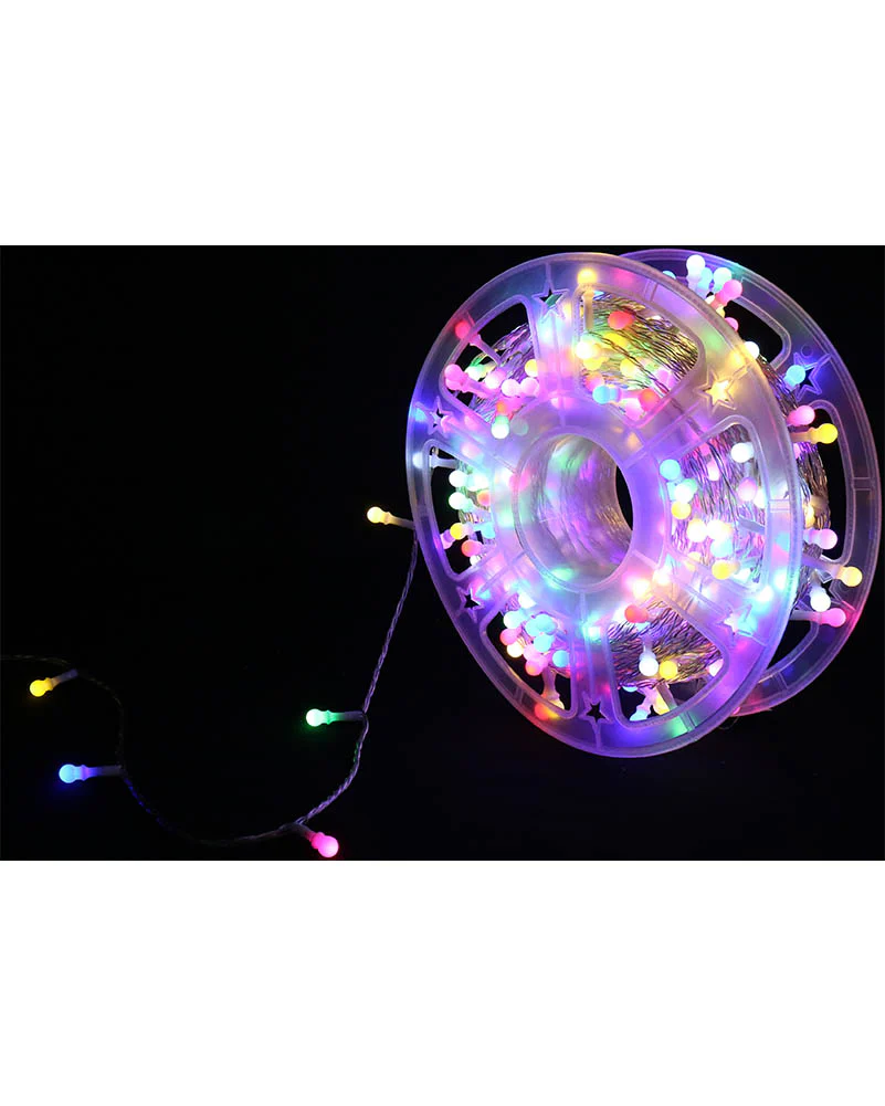 Rainbow Berry Lights 400 Piece LED Christmas Lights on Reel - Image 8