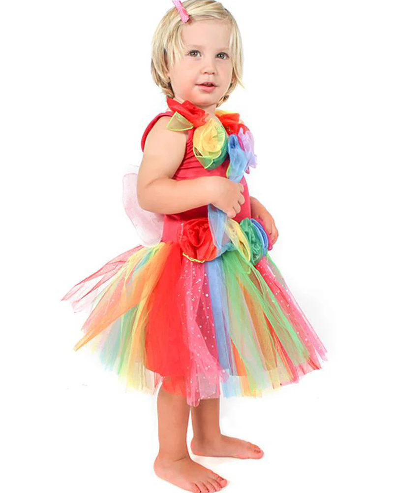 Garden Fairy Rainbow Girls Toddler Book Week Costume