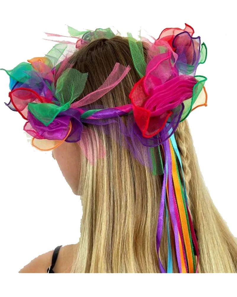 Flower Pixie Rainbow Headpiece - Image 2