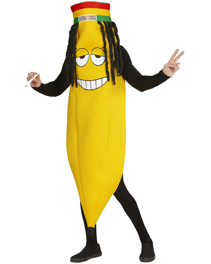 Rastafarian Banana Adult Costume - Image 2
