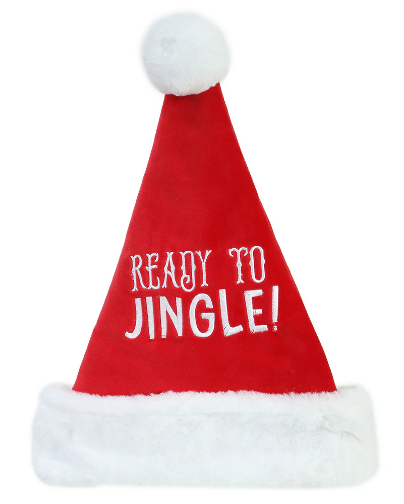 Ready To Jingle Super Soft Santa Hat