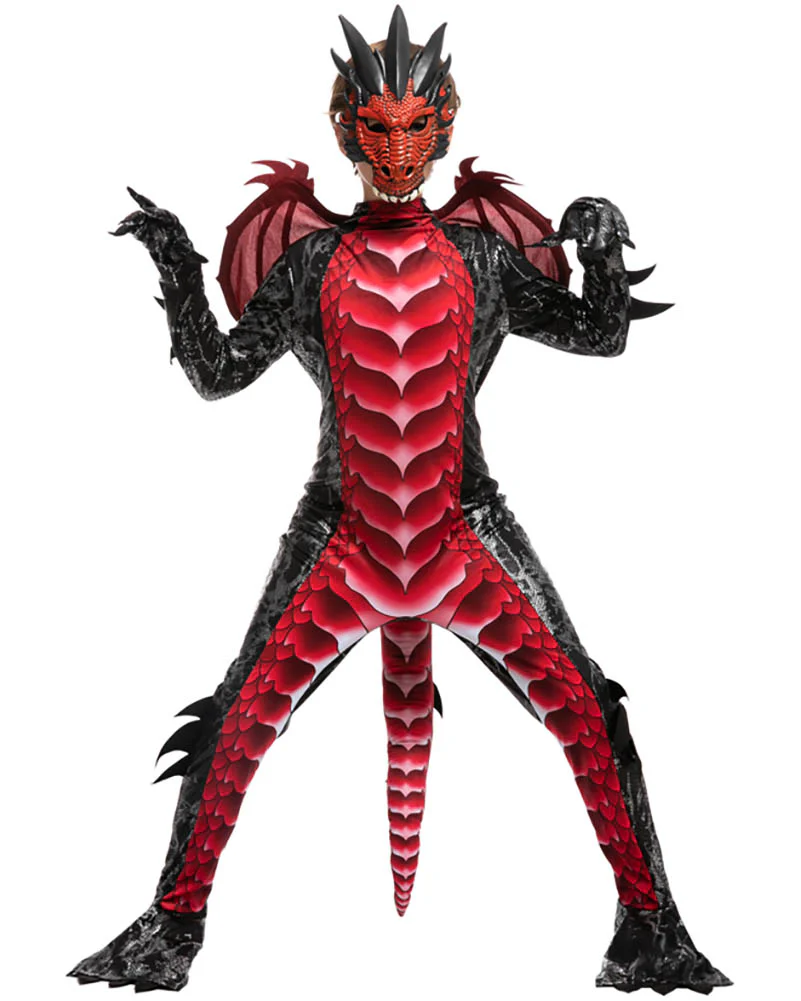 Red Dragon Boys Costume - Image 4