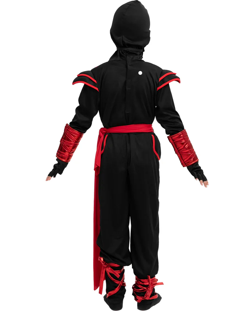 Red Dragon Ninja Toddler and Kids Costume - Image 2