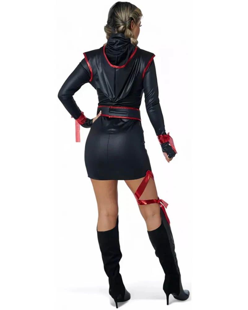Red Fury Ninja Womens Costume - Image 2