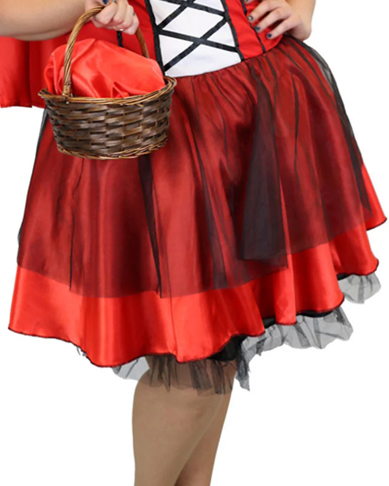 Red Hood Sweetie Womens Plus Size Book Week Costume - Image 3