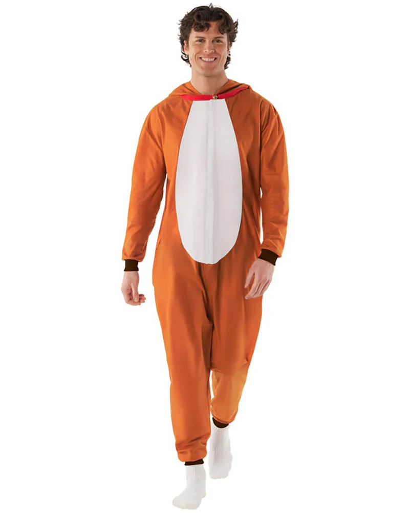 Red Nosed Reindeer Adult Onesie - Image 4