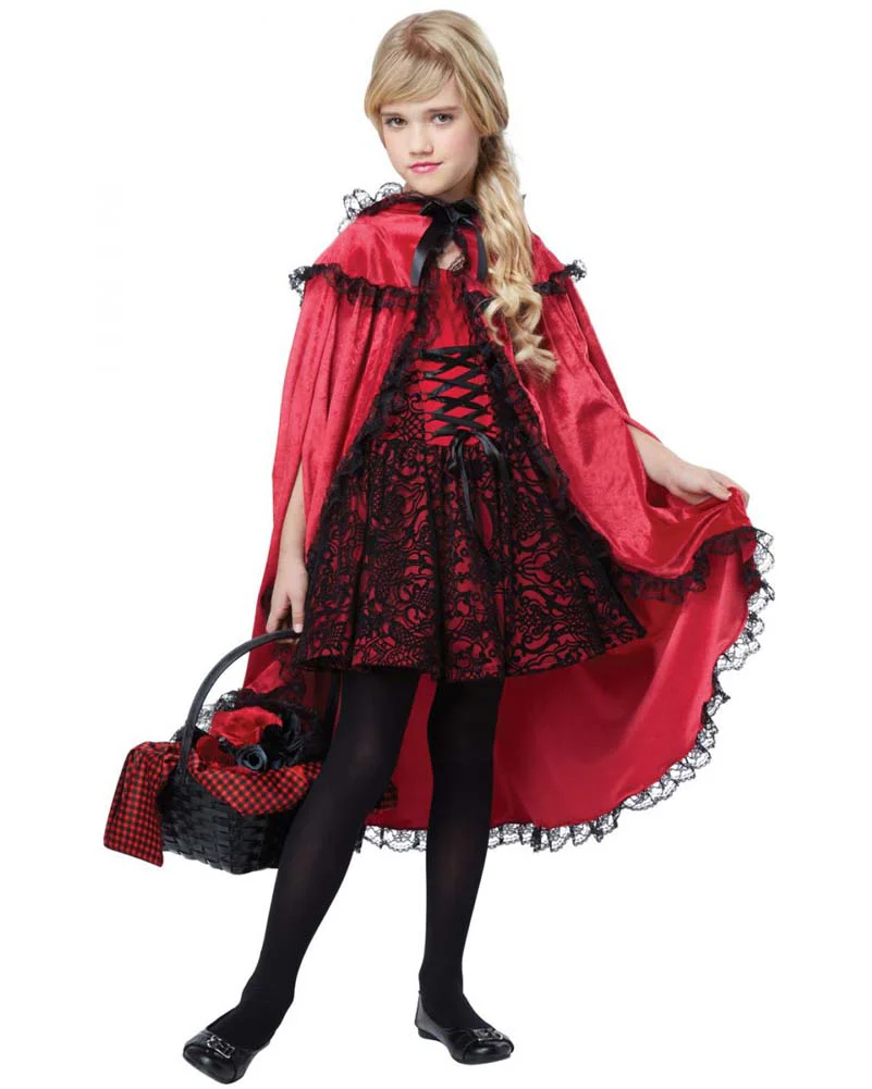 Red Riding Hood Deluxe Girls Book Week Costume - Image 2