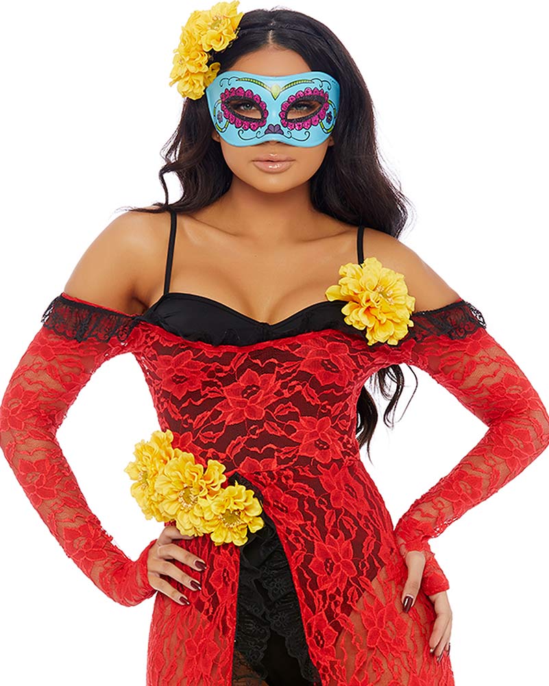 Reina De Muerte Womens Costume - Image 4