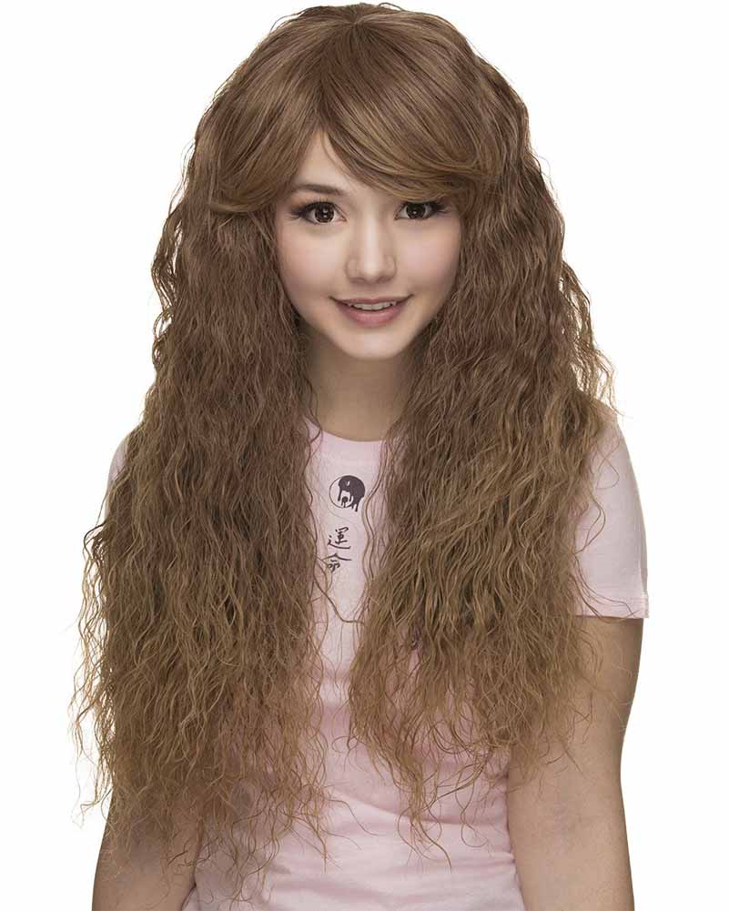 Rhapsody Long Brown Wig - Image 2