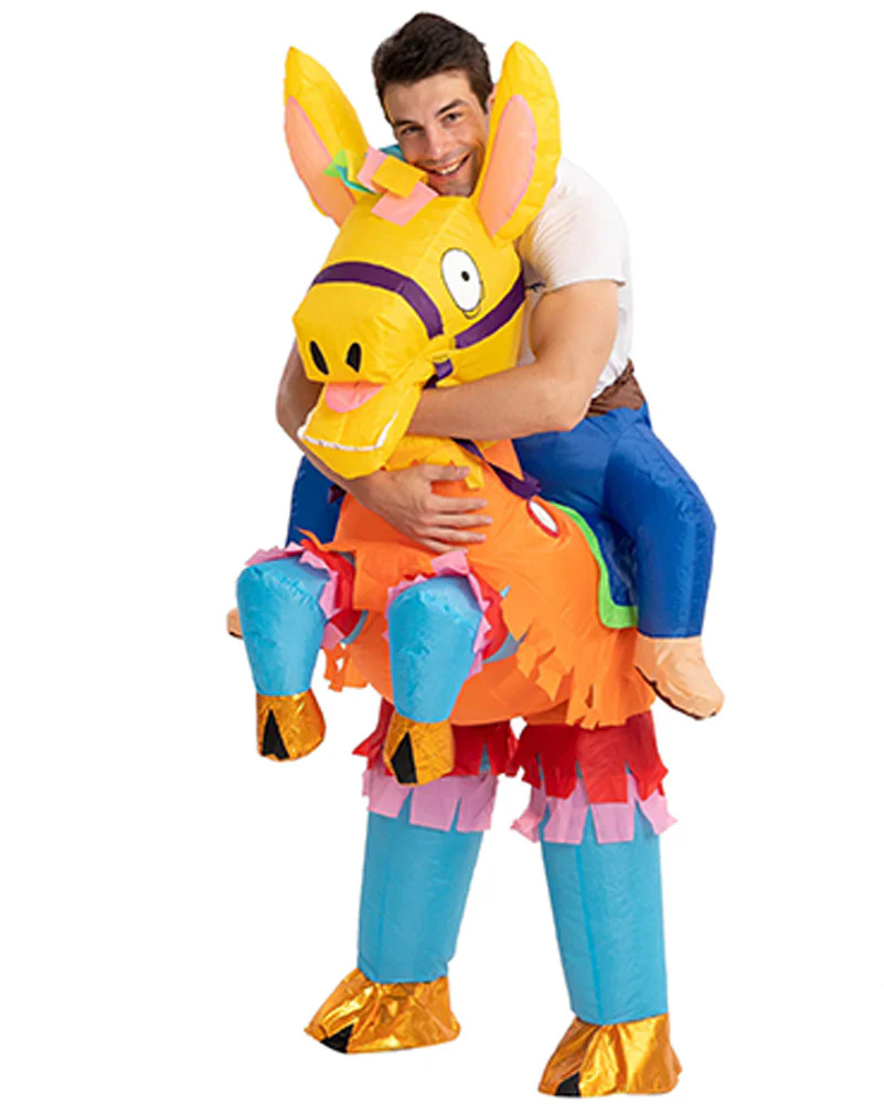 Riding A Llama Inflatable Adult Costume - Image 2