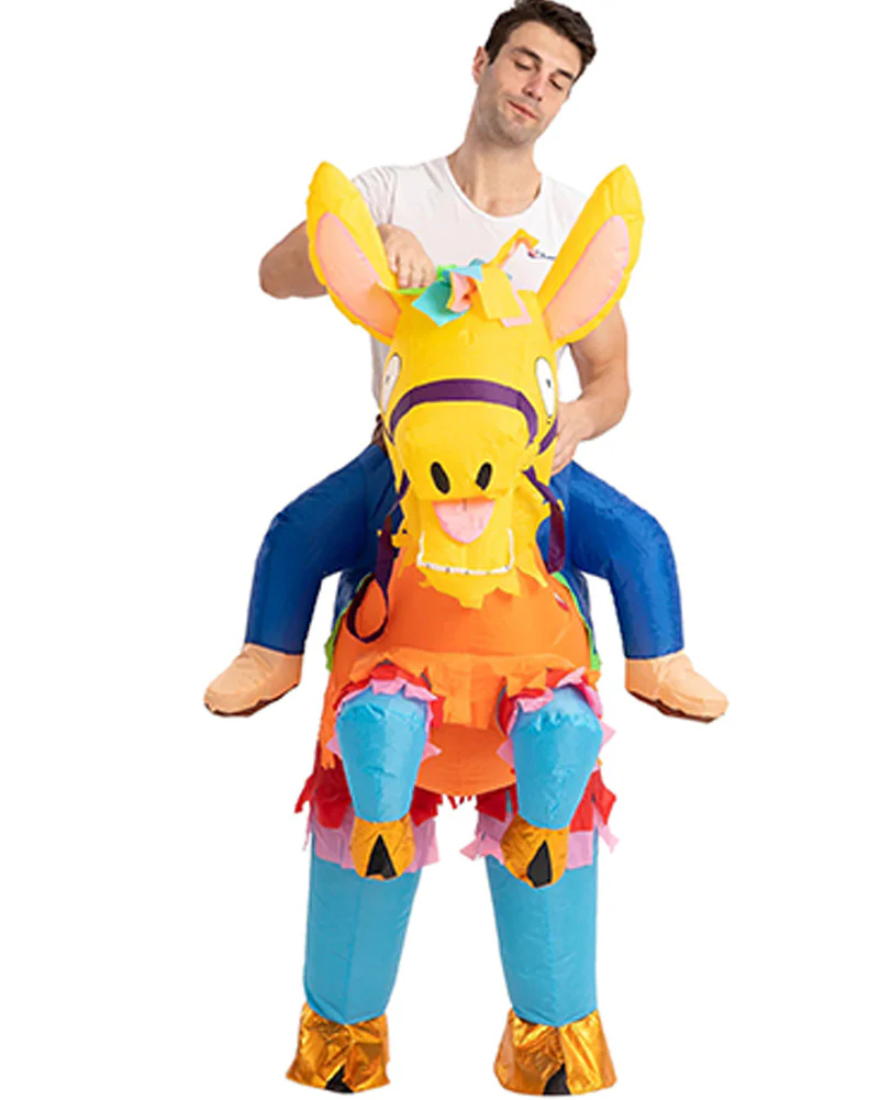 Riding A Llama Inflatable Adult Costume - Image 3