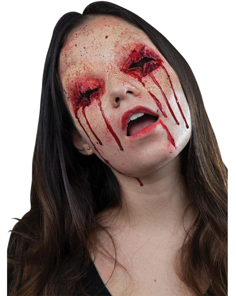 Ripped Out Eyes FX Appliance Transfer Prosthetic Wound