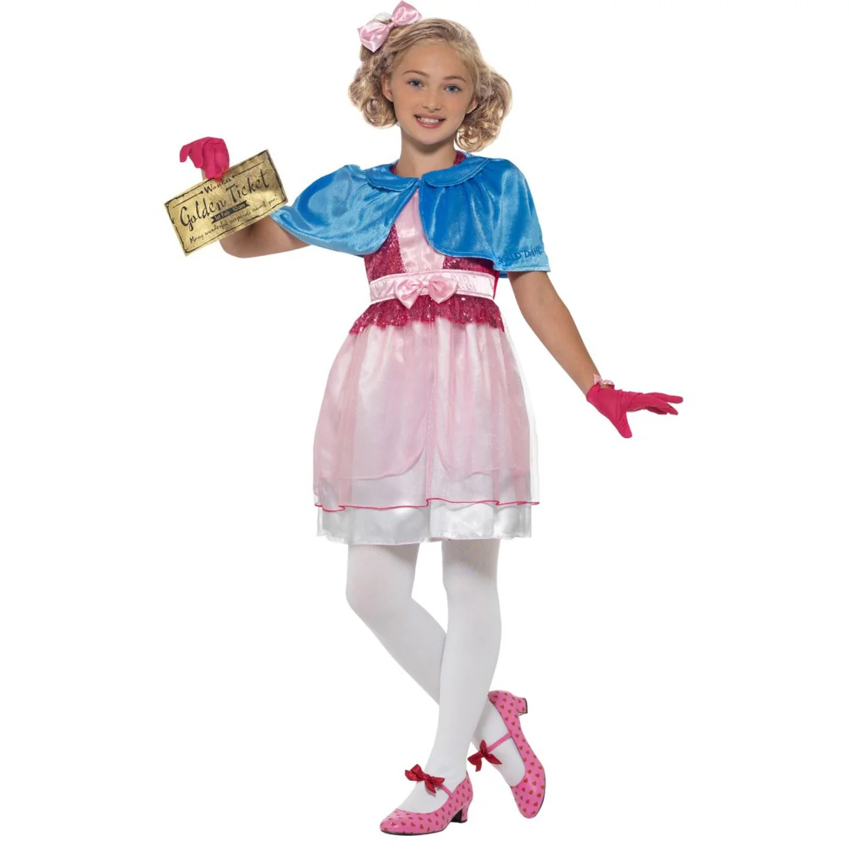 Roald Dahl Deluxe Veruca Salt Kids Book Week Costume - Image 2