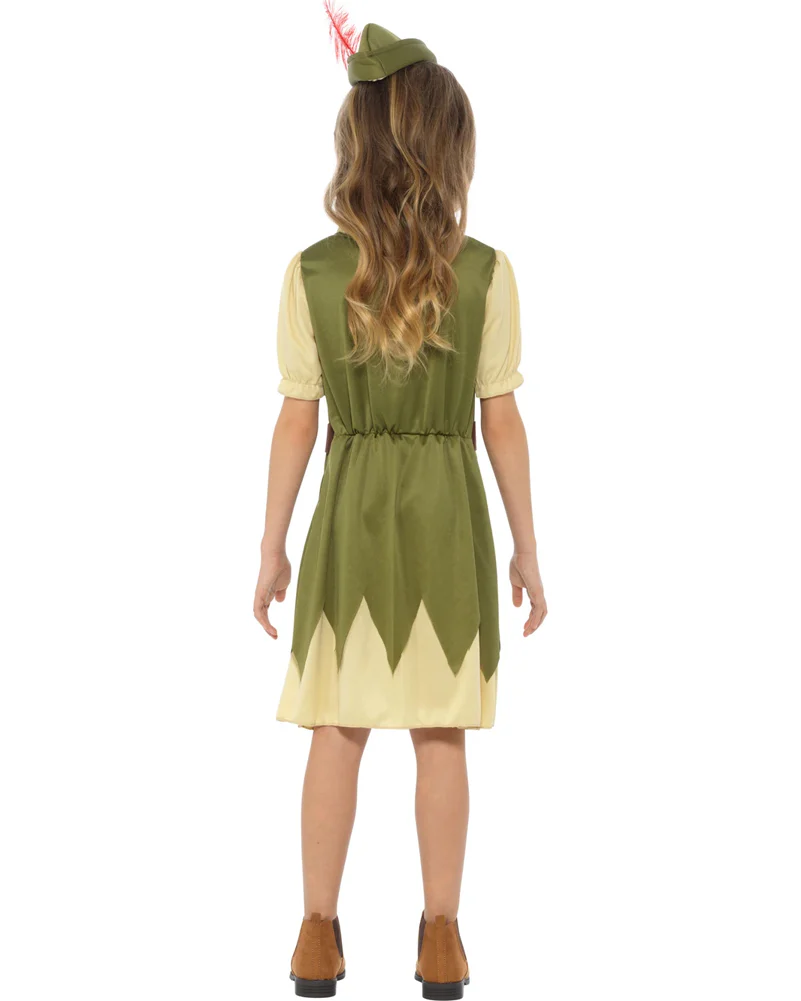 Robin Hood Dress Girls Book Week Costume - Image 3