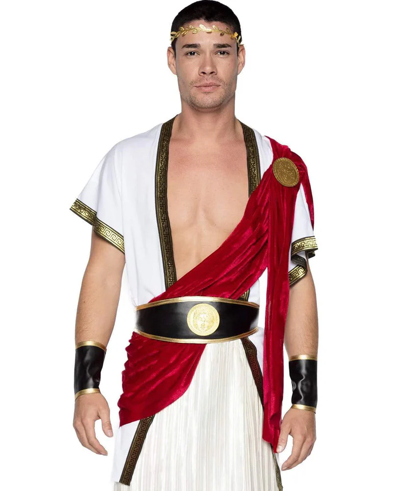 Roman Caesar Mens Costume - Image 3