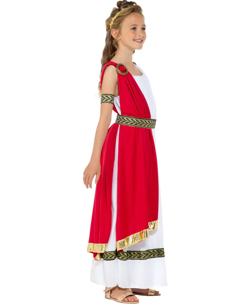 Roman Empress Deluxe Girls Costume - Image 2