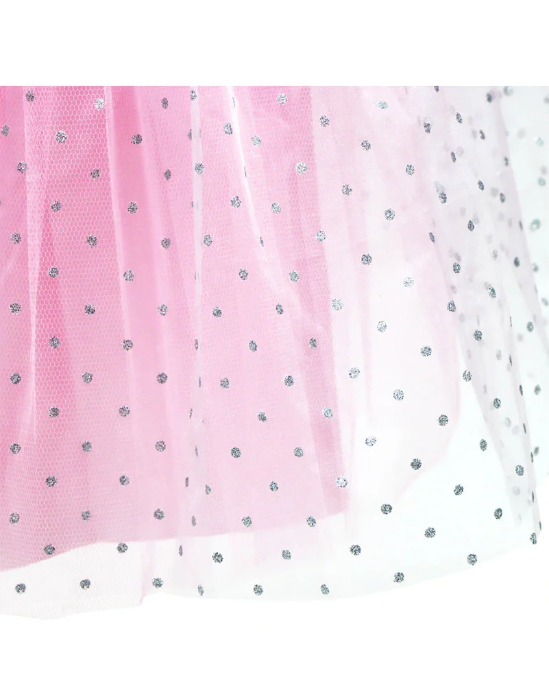 Romantic Ballet Sequin Sparkle Party Dress Girls Costume - Image 5