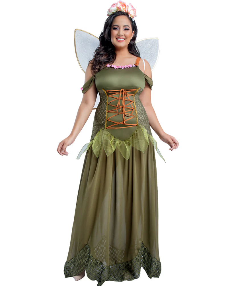 Rose Fairy Princess Womens Plus Size Book Week Costume