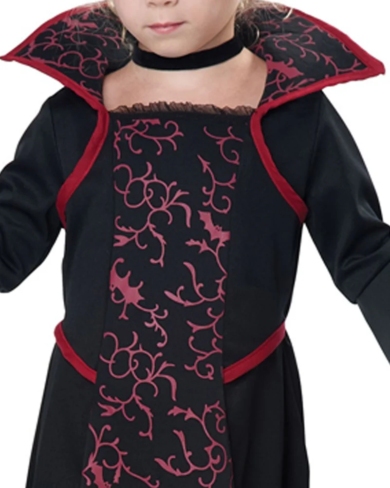Royal Vampire Toddler Girls Costume - Image 2